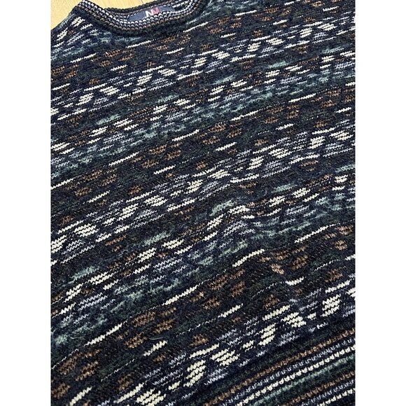 North Winds  Knitted Sweater Mens Size Large Geometric Grandpacore‎ Classic VTG - Picture 5 of 11